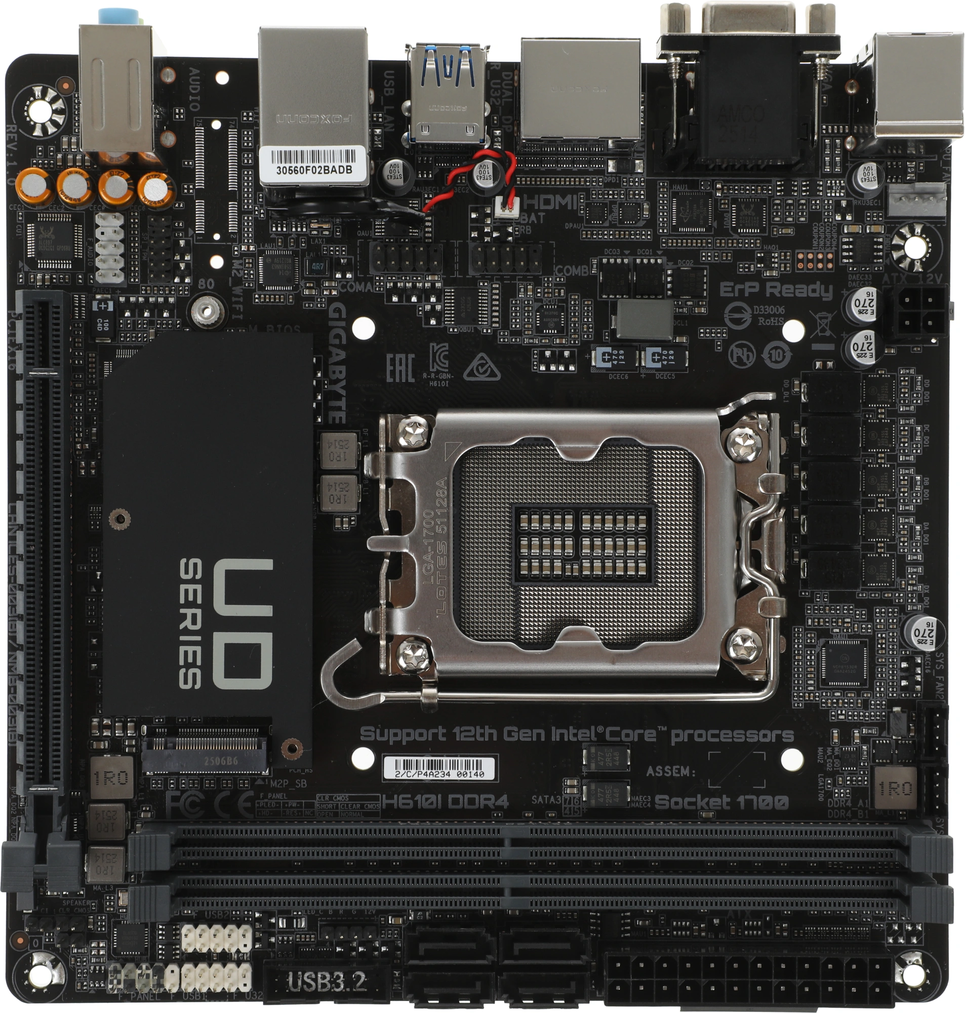 GIGABYTE H610I DDR4 GIGABYTE H610I DDR4
