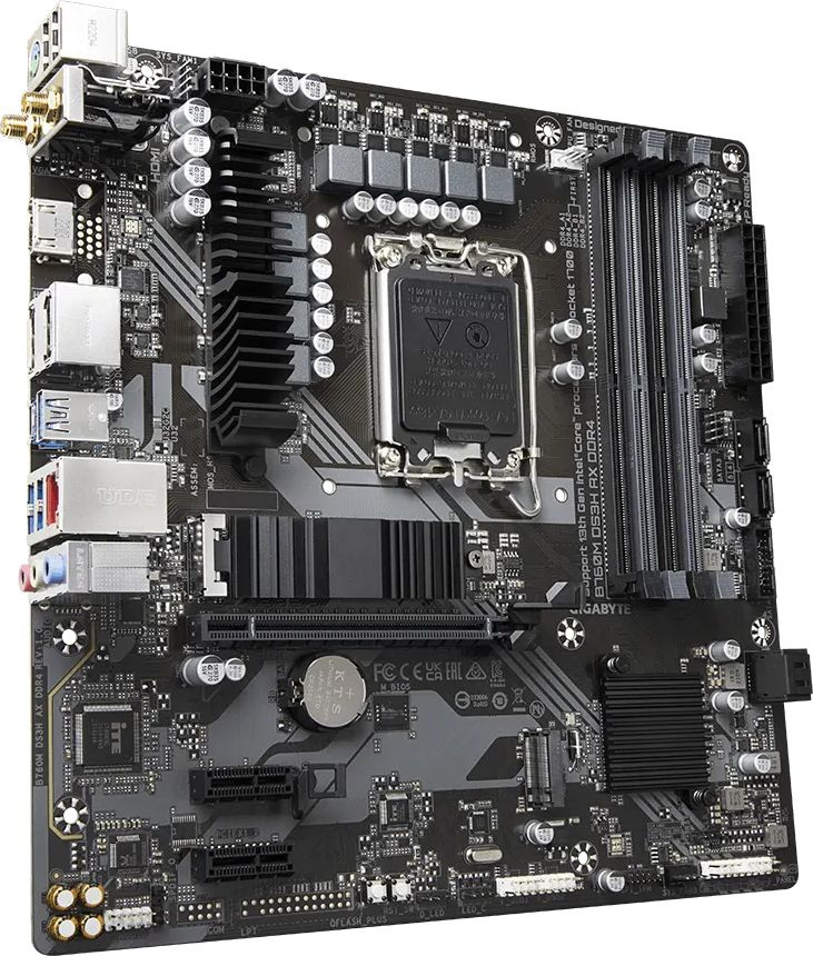 Gigabyte B760M DS3H AX DDR4 {Socket 1700, Intel B760, mATX} Gigabyte B760M DS3H AX DDR4 {Socket 1700, Intel B760, mATX}