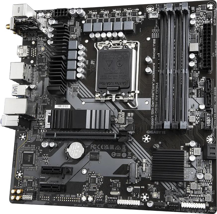 Gigabyte B760M DS3H AX DDR4 {Socket 1700, Intel B760, mATX} Gigabyte B760M DS3H AX DDR4 {Socket 1700, Intel B760, mATX}