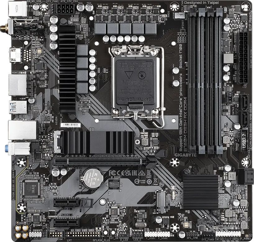 Gigabyte B760M DS3H AX DDR4 {Socket 1700, Intel B760, mATX} Gigabyte B760M DS3H AX DDR4 {Socket 1700, Intel B760, mATX}