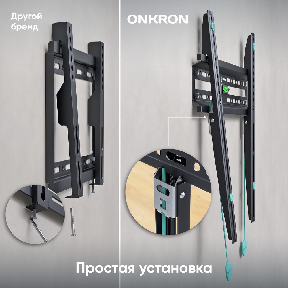 Кронштейн ONKRON FM2 BLACK