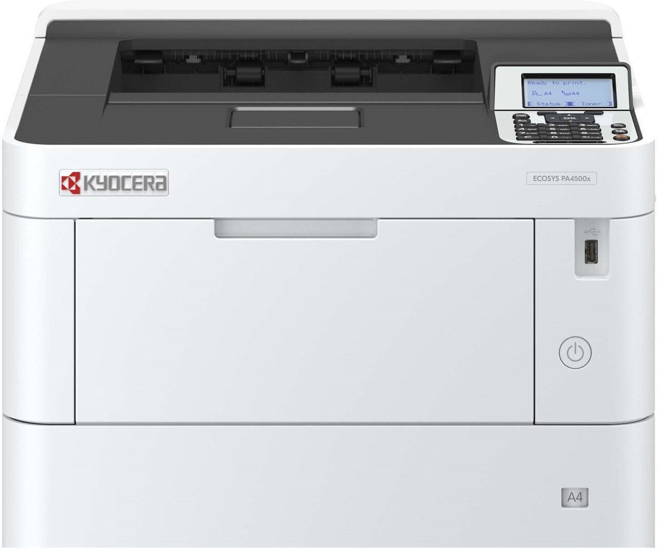 Kyocera ECOSYS PA4500x (110C0Y3NL0) {A4,  45 стр/мин, 1200x1200dpi, 512Мб, USB 2.0, Network, Wi-Fi, Duplex,старт., замена P3145dn}