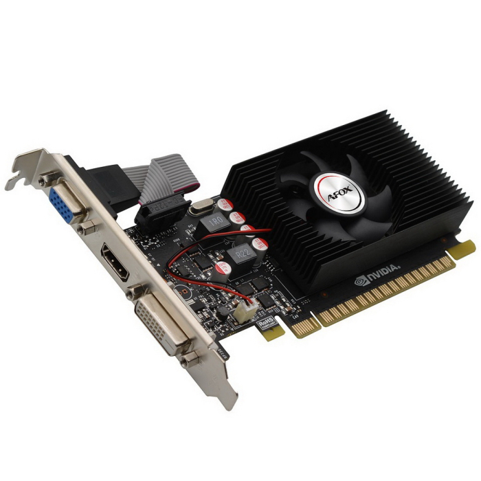 Видеокарта AFOX GT710 4GB 64bit DDR3 VGA/DVI/HDMI (AF710-4096D3L7-V1) RTL