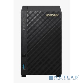 Asustor AS1002T Сетевое хранилище 2-bay, Marvell ARMADA-385 Dual Core, 512MB DDR3, GbE x1, USB 3.0, WoL, System Sleep Mode