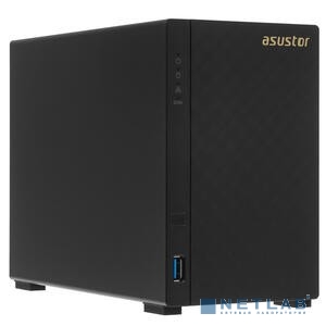 Asustor AS1002T Сетевое хранилище 2-bay, Marvell ARMADA-385 Dual Core, 512MB DDR3, GbE x1, USB 3.0, WoL, System Sleep Mode