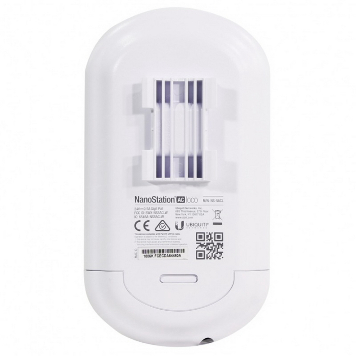 Точка доступа Wi-Fi Ubiquiti NanoStation 5AC Loco (5-pack) |LOCO5AC-5| Ubiquiti комплект из 5 точек доступа 5 ГГц, airMAX ac, 10 |LOCO5AC-5| км, MIMO 2х2 (027267) {5}