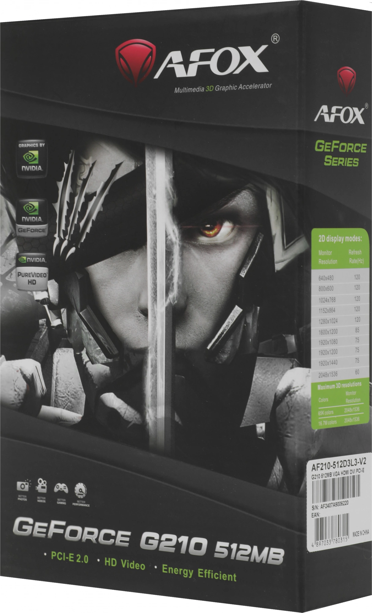 AFOX AF210-512D3L3-V2 AFOX AF210-512D3L3-V2