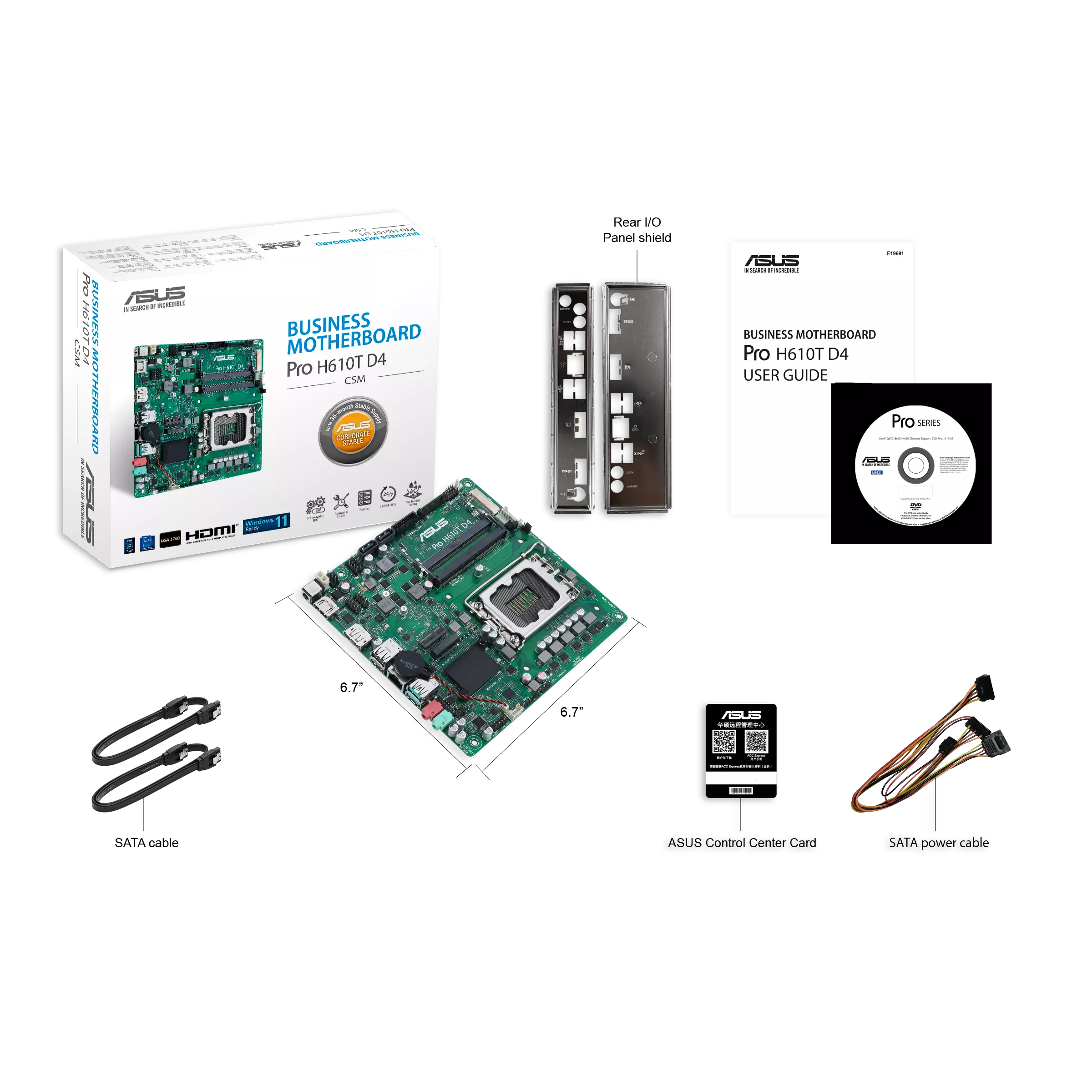 ASUS PRO H610T D4-CSM