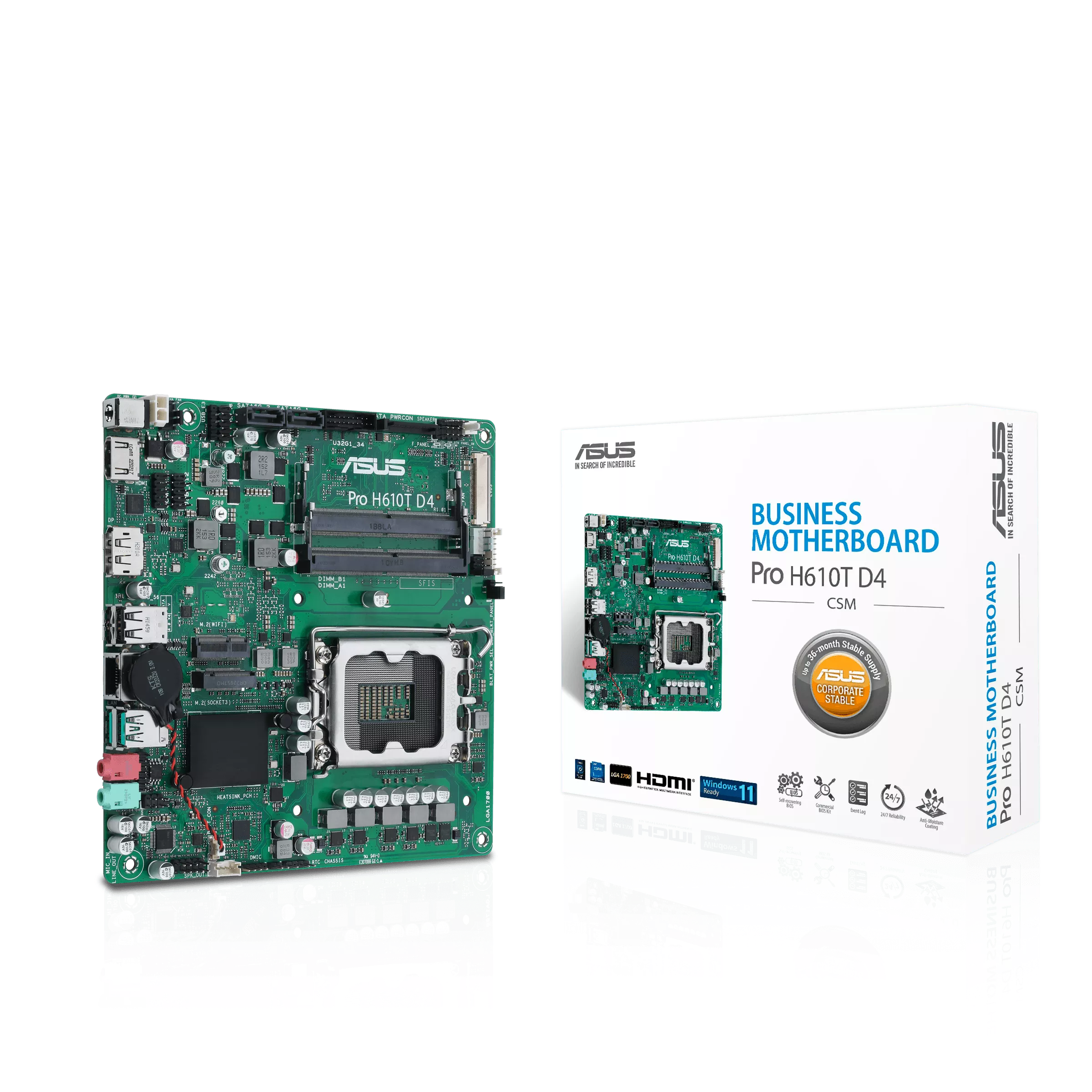 ASUS PRO H610T D4-CSM