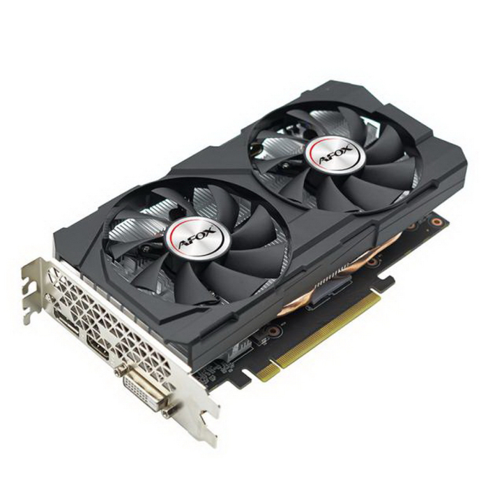 Видеокарта AFOX GTX1660TI 6Gb 192bit GDDR6 DP/DVI/HDMI  ATX Dual Fan (AF1660TI-6144D6H4) RTL