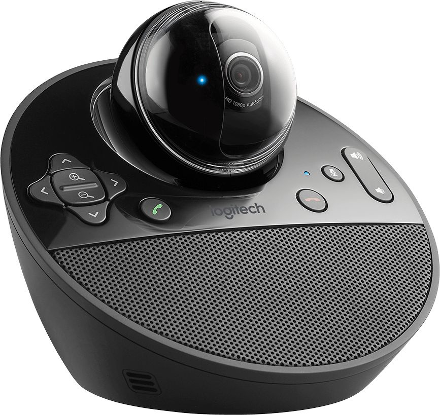 Камера Web Logitech Conference Cam ВСС950 черный 3Mpix (1920x1080) USB2.0 с микрофоном (960-001005)