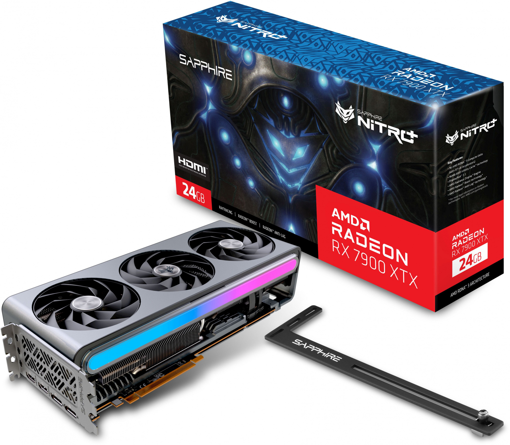 Sapphire 11322-01-40G NITRO+ RX 7900 XTX GAMING OC VAPOR-X 24GB