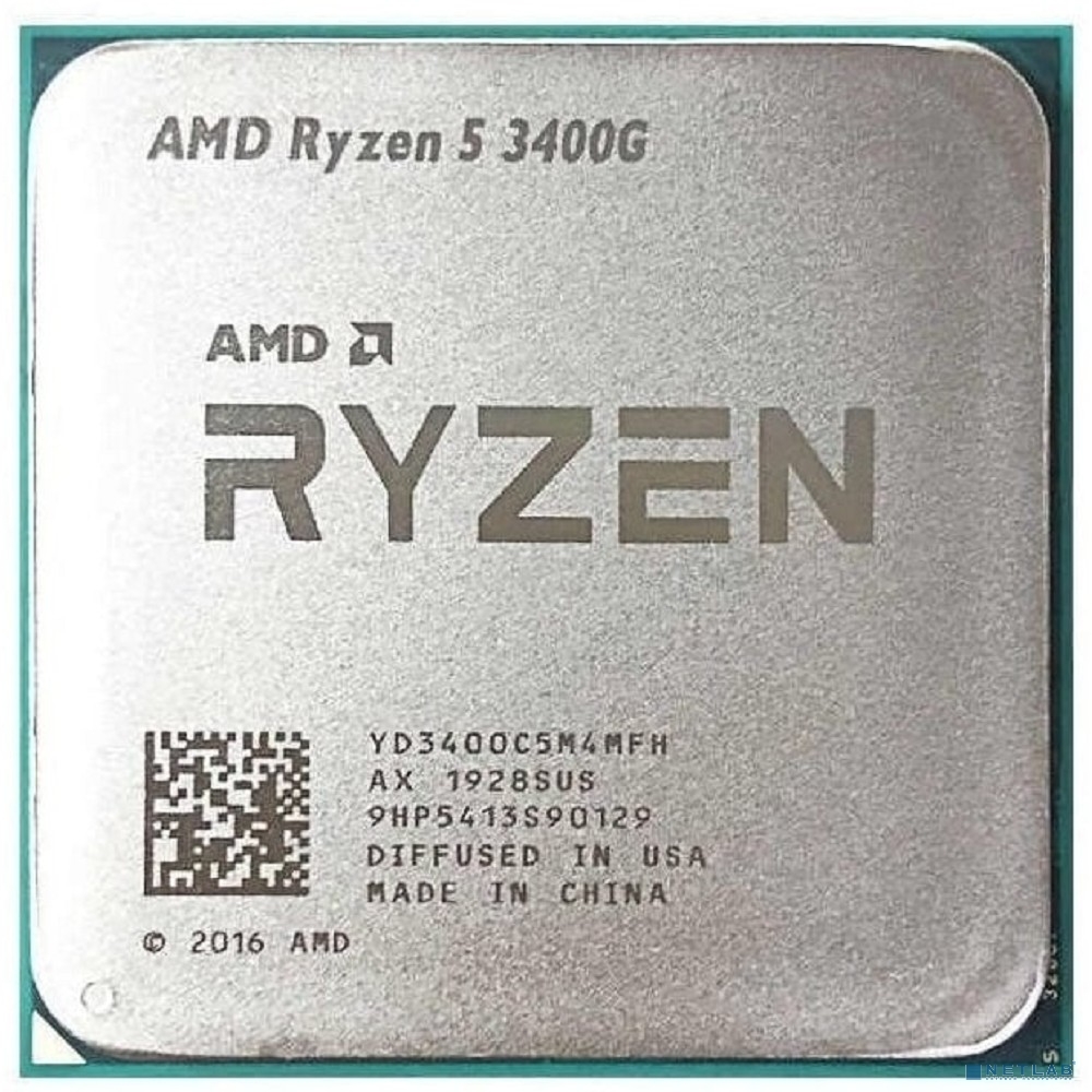 CPU AMD Ryzen 5 3400G OEM (YD3400C5M4MFH) {3.7GHz up to 4.2GHz/4x512Kb+4Mb, 4C/8T, Picasso, 12nm, 65W, Radeon Vega 11 1400MHz, unlocked, AM4}