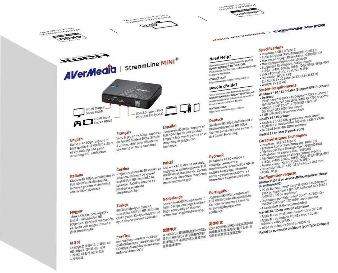 AVERMEDIA STREAMLINE MINI+