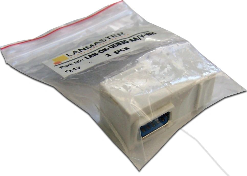 LANMASTER LAN-OK-USB30-AA/V-WH