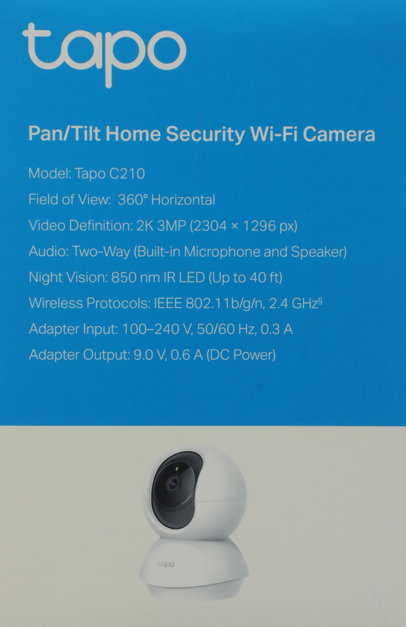 TP-Link Tapo C210 Умная домашняя поворотная камера