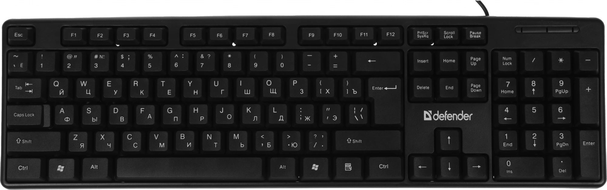Defender Клавиатура + мышь  Dakota C-270 RU,черный [45270] {Проводной набор}