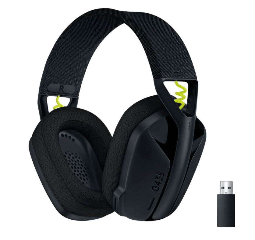 Гарнитура/ Logitech Headset G435 LIGHTSPEED Wireless Gaming  BLACK- Retail