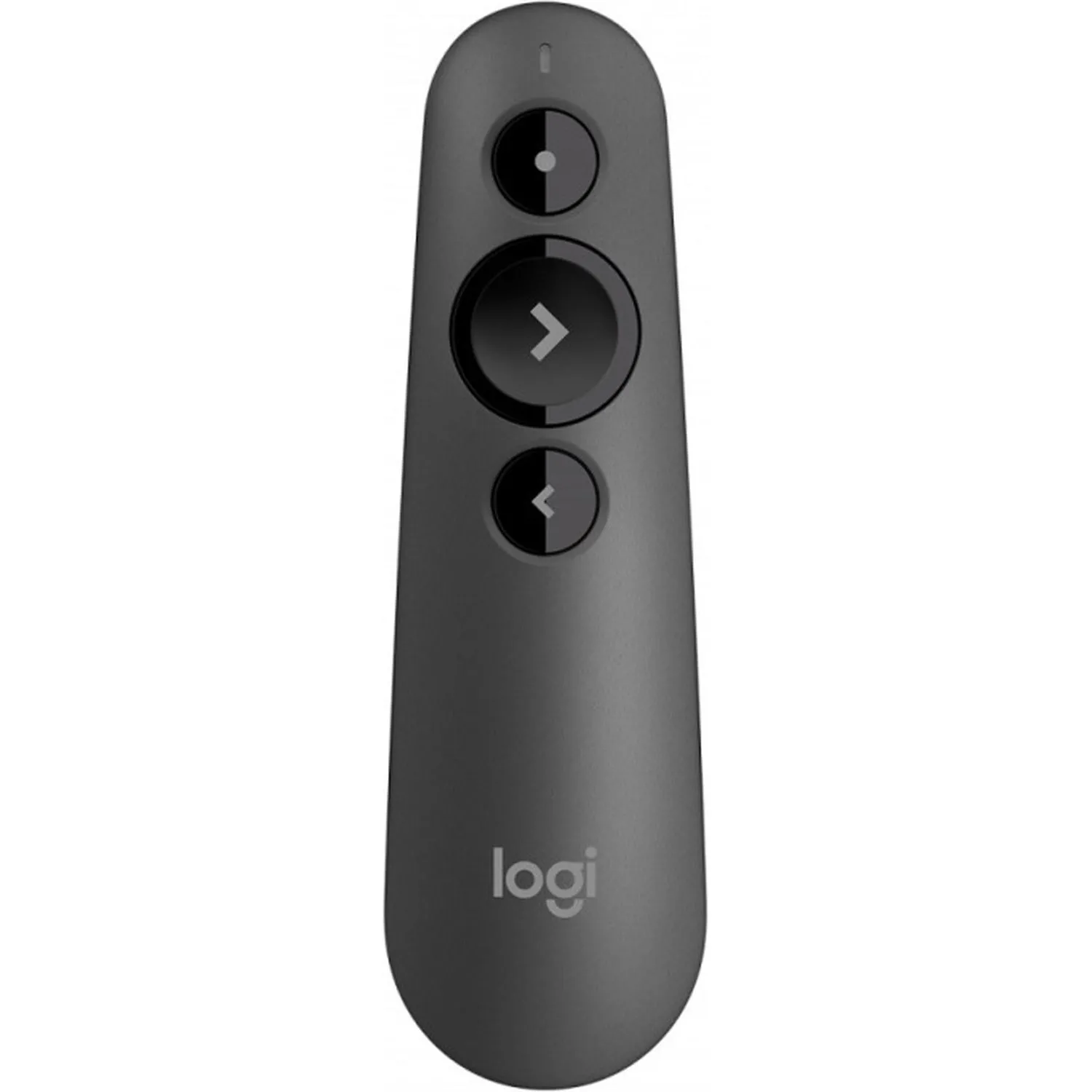 910-005843 Презентер Logitech R500s Graphite черный, Bluetooth + 2.4 GHz, USB-ресивер , 3 программируемых кнопки, лазерная указка  (090828)