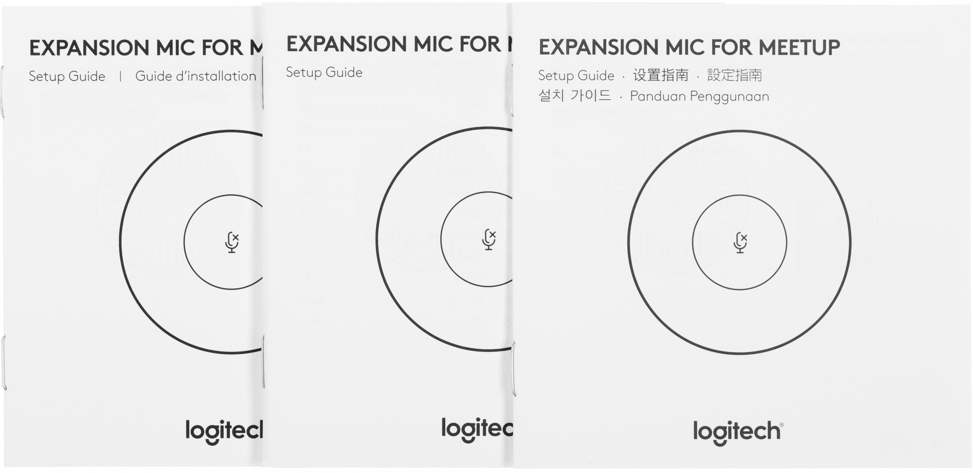 989-000405 Logitech Микрофон проводной MeetUp 6м черный