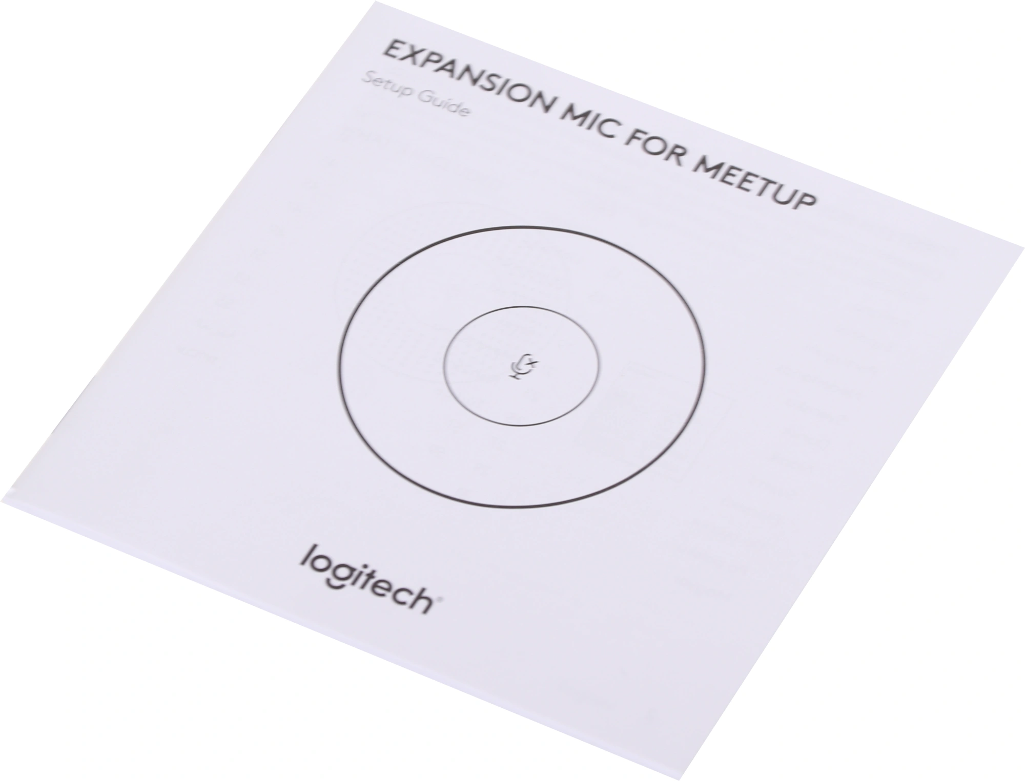 989-000405 Logitech Микрофон проводной MeetUp 6м черный