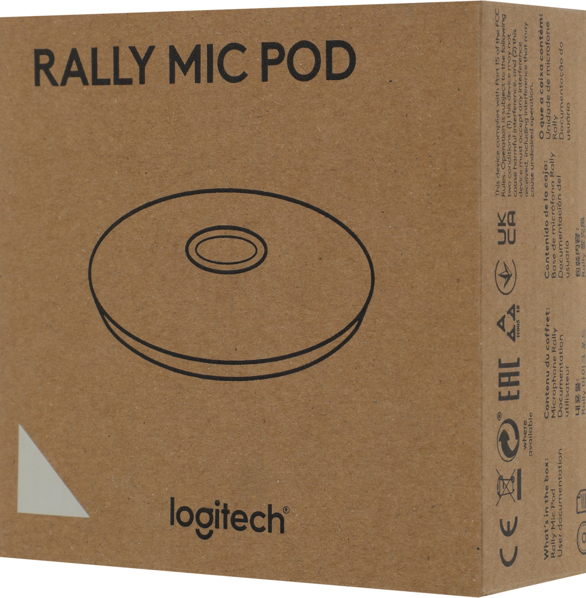 952-000038 Logitech Модуль микрофонов для Rally ConferenceCam  Mic Pod Off-White
