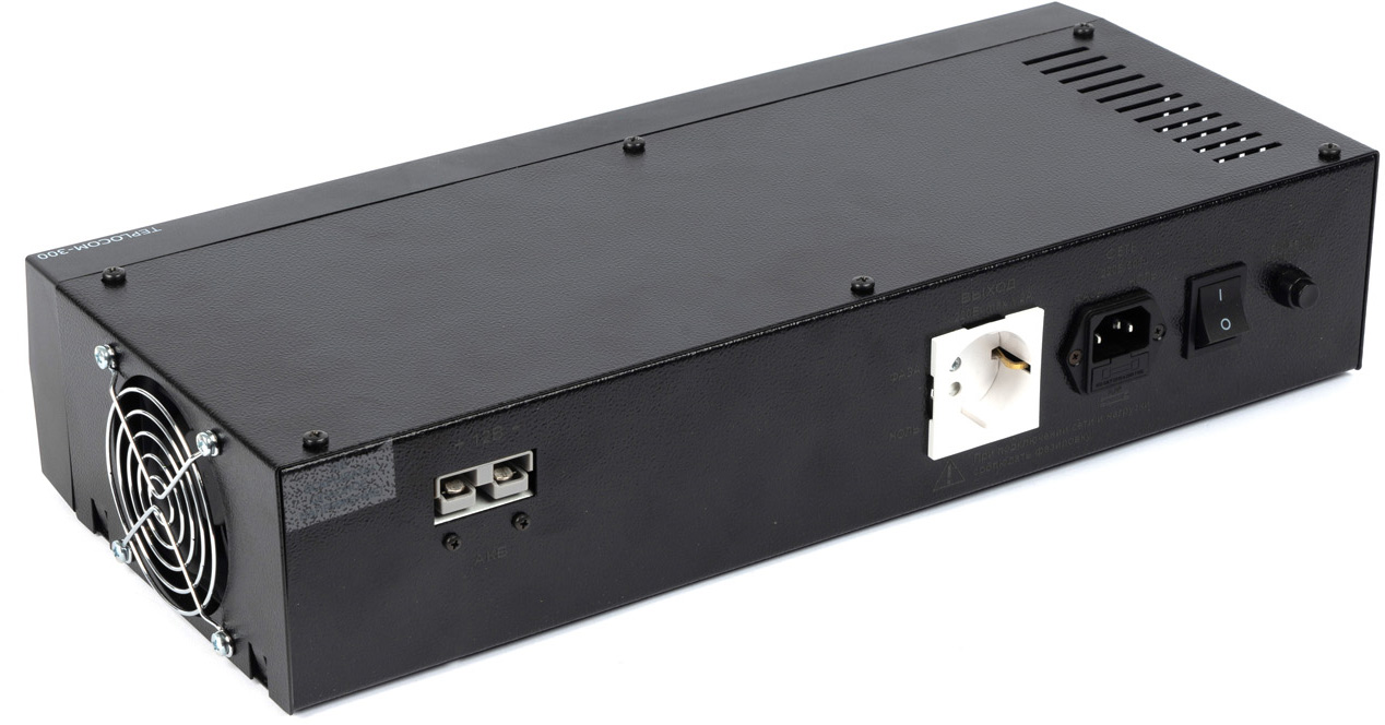 ИБП Бастион Teplocom 300 источник питания offline 220В, 270ВА, работает от 1 внешней АКБ (318)