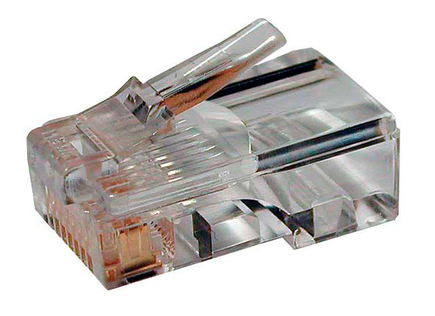 Разъем rj-45(8p8c) под витую пару (100 шт) Hyperline PLUG-8P8C-U-C5-100