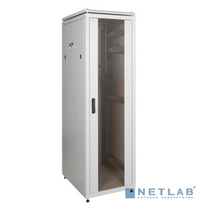 ITK LN35-33U66-G Шкаф сетевой 19" LINEA N 33U 600х600 мм стеклянная передняя дверь серый