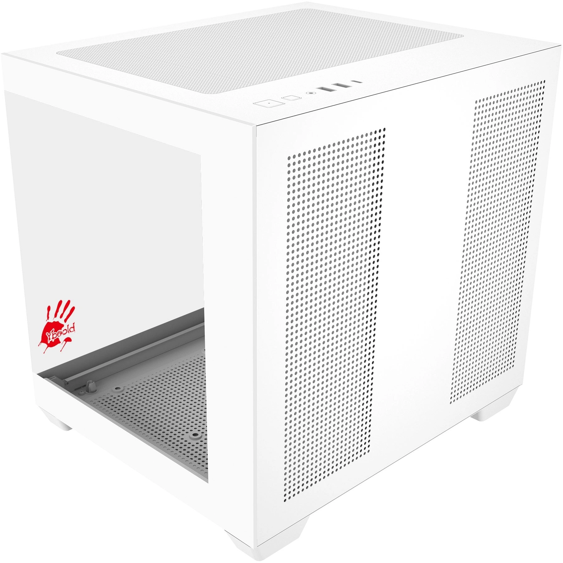 Корпус Bloody CC-121 белый без БП mATX 7x120mm 1xUSB2.0 1xUSB3.0 audio Корпус Bloody CC-121 белый без БП mATX 7x120mm 1xUSB2.0 1xUSB3.0 audio
