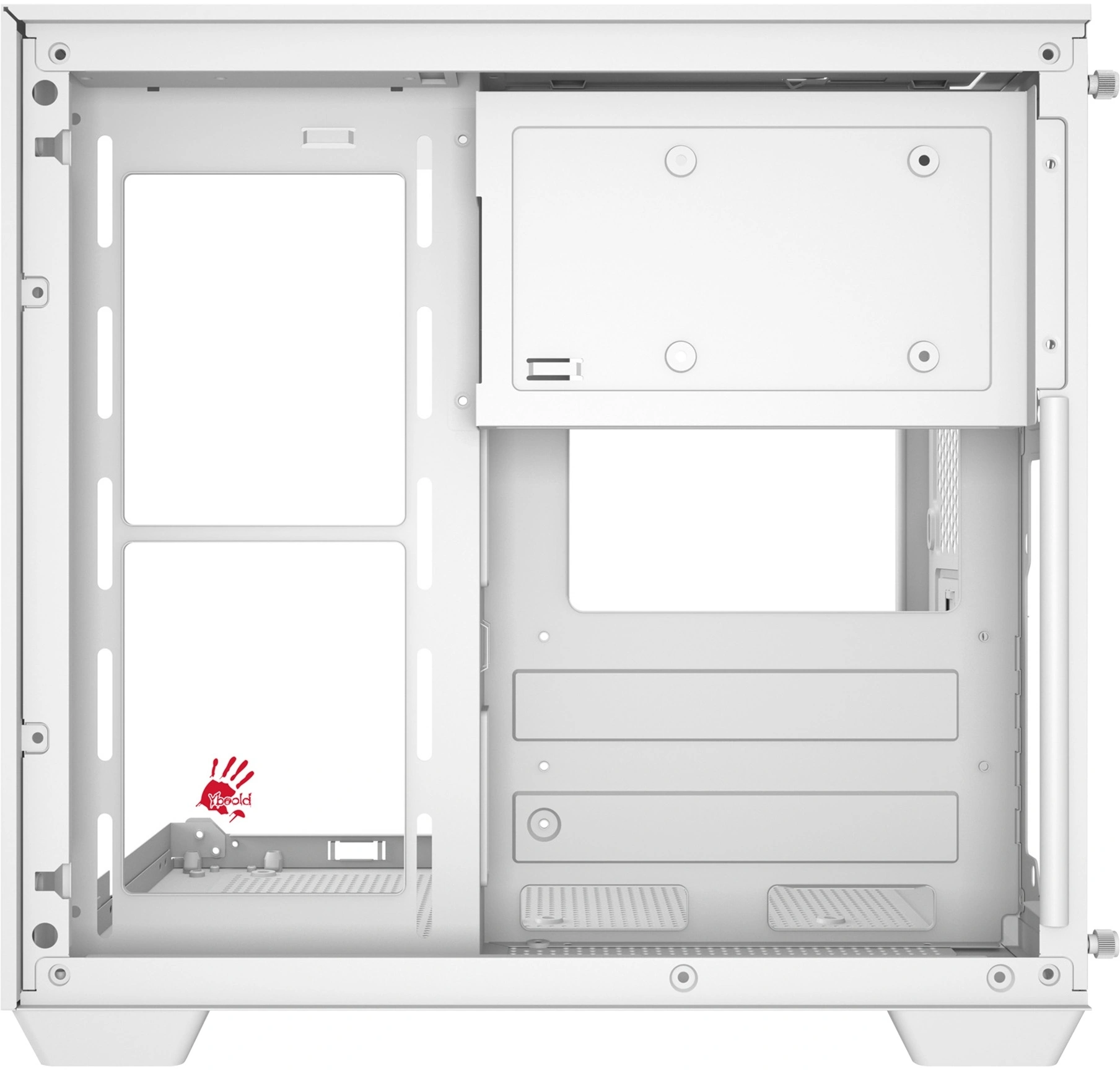 Корпус Bloody CC-121 белый без БП mATX 7x120mm 1xUSB2.0 1xUSB3.0 audio Корпус Bloody CC-121 белый без БП mATX 7x120mm 1xUSB2.0 1xUSB3.0 audio