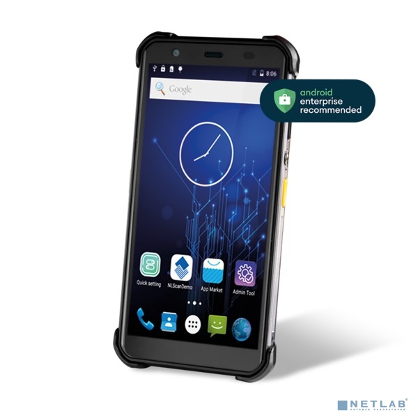 Newland Терминал сбора данных NLS-NFT10-W4 "NFT10 Pilot Pro Mobile Computer 5,7"" Touch Screen (Black) with 2D CMOS Imager with Laser Aimer &amp; BT, Wi-Fi (dual band), 4G, GPS, Camera.Incl. wrist strap,