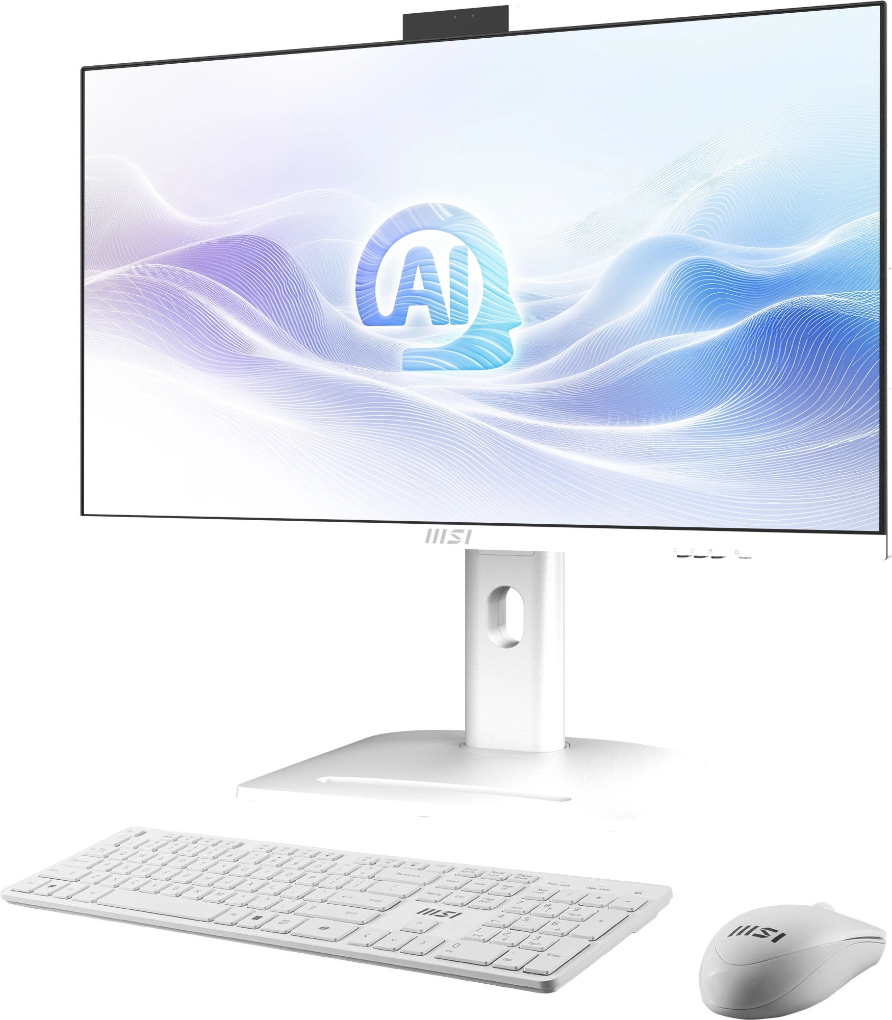 MSI Modern AM273QP AI 1UM-094XRU [9S6-AF0112-293] White 27" {WQHD Core Ultra 7 155H/32Gb/SSD1Tb Graphics/CR/noOS/kb}
