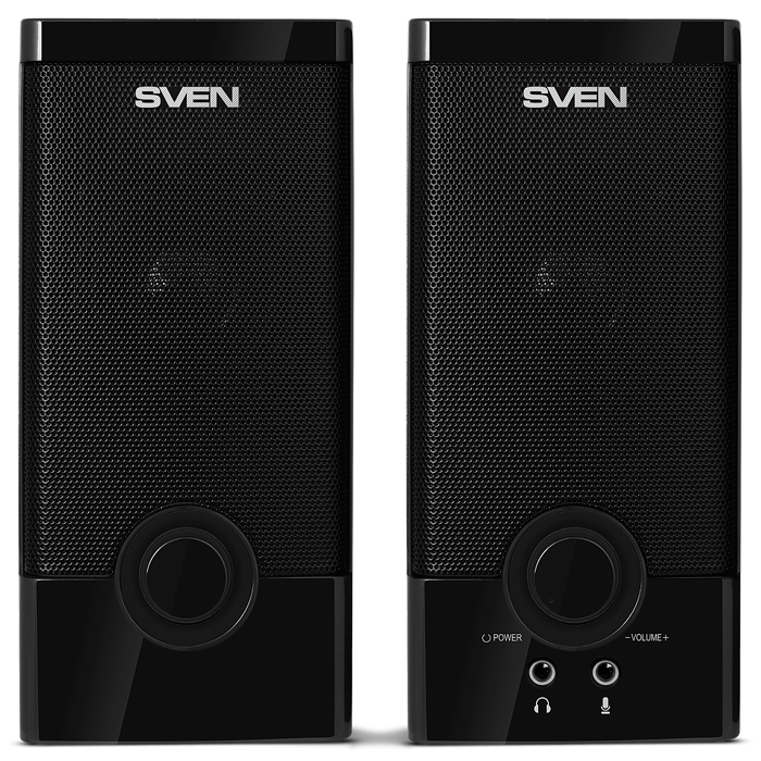 SVEN SPS-603 черный {USB-порт ПК, ноутбука или адаптер 5V DC}