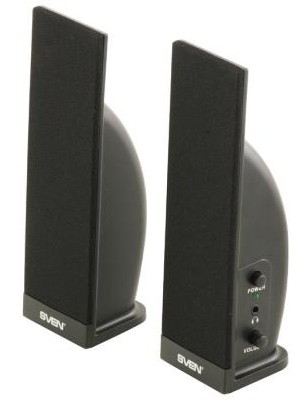 SVEN 230, черный  {2.0, 2 х 2 W RMS}