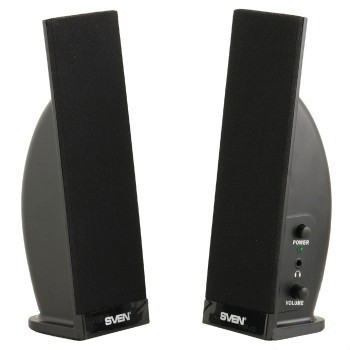 SVEN 230, черный  {2.0, 2 х 2 W RMS}