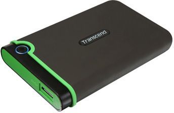 Transcend Portable HDD 2Tb StoreJet TS2TSJ25M3S {USB 3.0, 2.5&quot;, black-green}