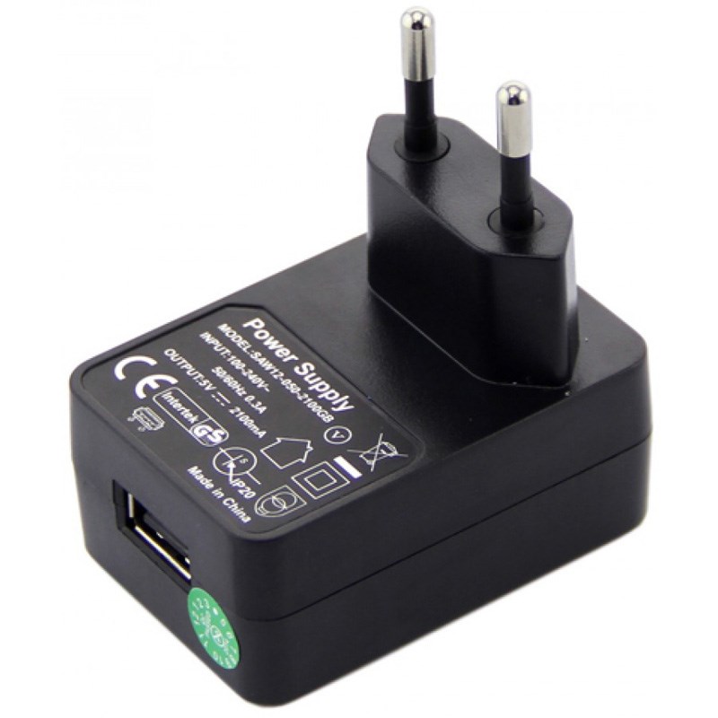 Блок питания POWER SUPPLY-100-240 VAC, 5 V, 2.5 A WITH EUROPE PLUG. [PWR-WUA5V12W0EU]