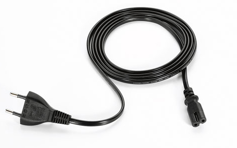 AC Line Cord, 1.8M ungrounded, two wire, CEE7/16 PWRS-14000-249R [50-16000-255R]