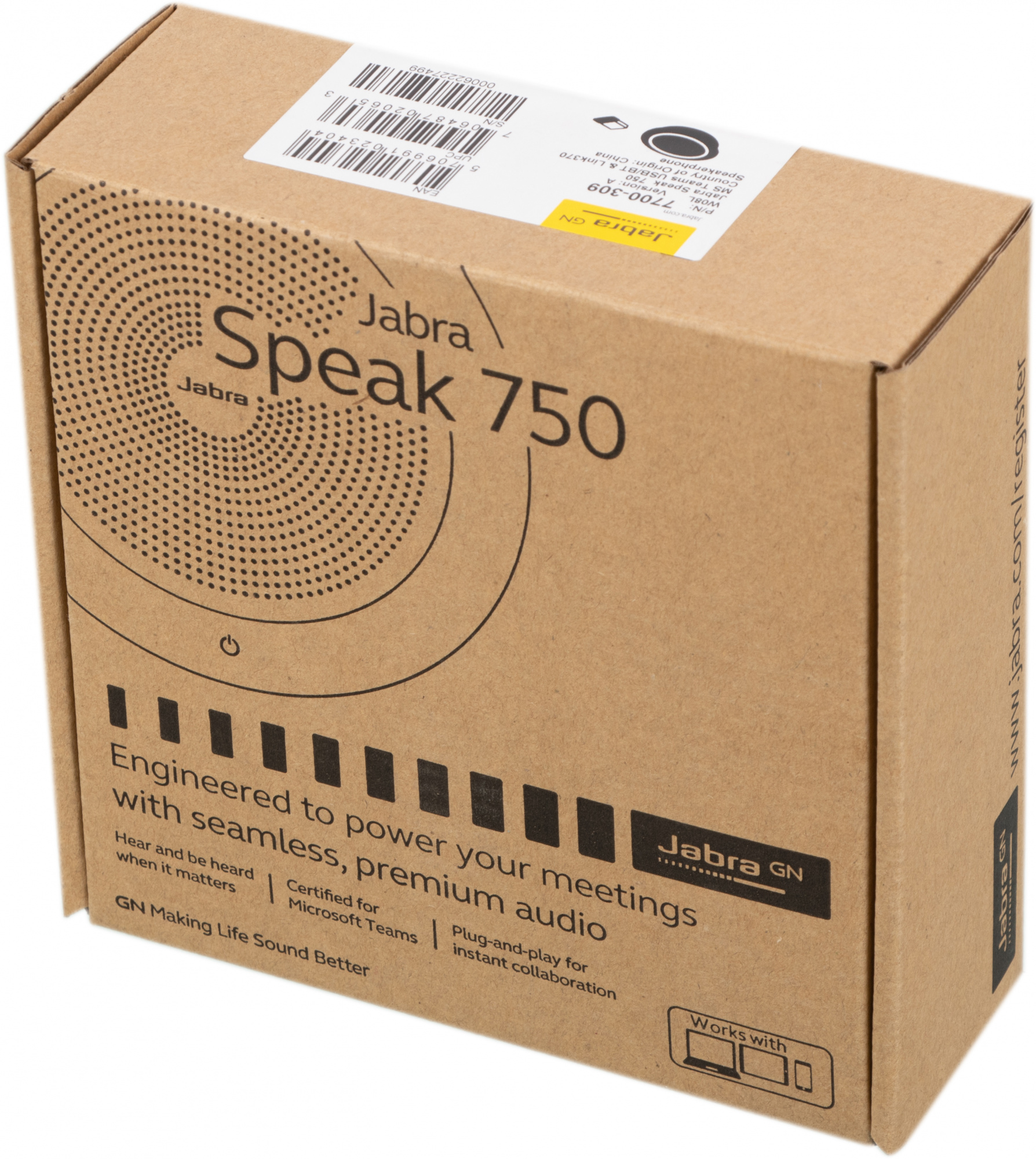 Jabra Speak 750 MS Teams USB/BT &amp; Link 370 Спикерфон [7700-309]