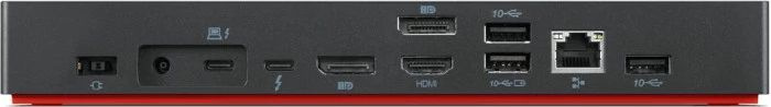 Lenovo [40B00135EU] ThinkPad Universal Thunderbolt 4 Dock USB-C Dock (2x DP, 1x HDMI, 4x USB A 3.1 Gen 1, 1x USB Type-C, 1x RJ-45, 1x Combo Audio Jack 3.5mm/Thunderbolt 4 Power/Up to 4 ext