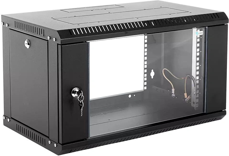 ЦМО Шкаф телекоммуникационный настенный разборный 6U (600х520) дверь стекло,цвет черный (ШРН-Э-6.500-9005) ЦМО Шкаф телекоммуникационный настенный разборный 6U (600х520) дверь стекло,цвет черный (ШРН-Э-6.500-9005)