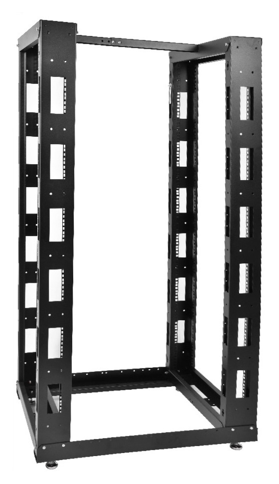 ЦМО Стойка телекоммуникационная универсальная 47U двухрамная,цвет черный (СТК-47.2-9005)