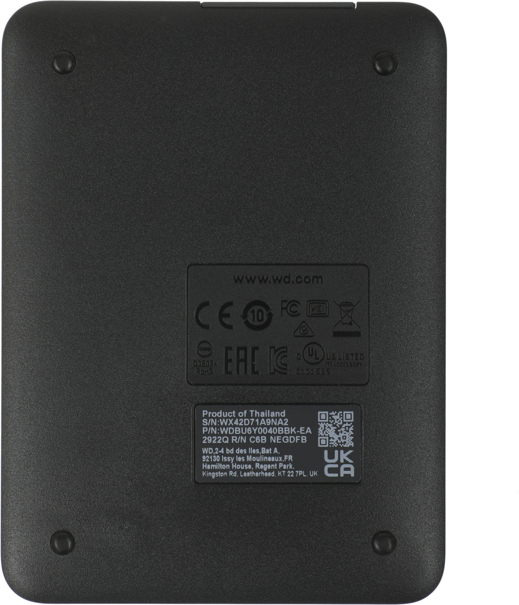 WD WDBU6Y0040BBK-WESN