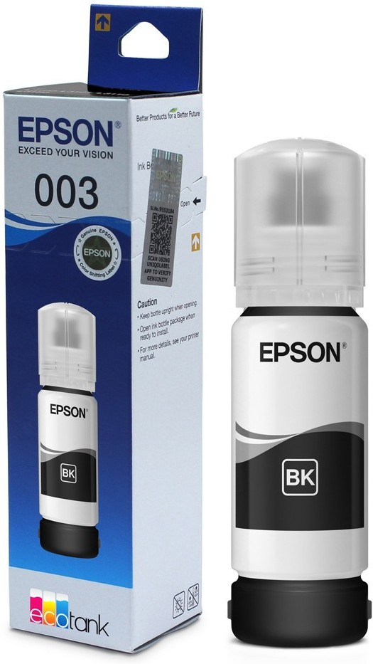 EPSON C13T00V198 Контейнер 003 с черными чернилами для L3210, L3216, L3256, 65 мл. EPSON C13T00V198 Контейнер 003 с черными чернилами для L3210, L3216, L3256, 65 мл.