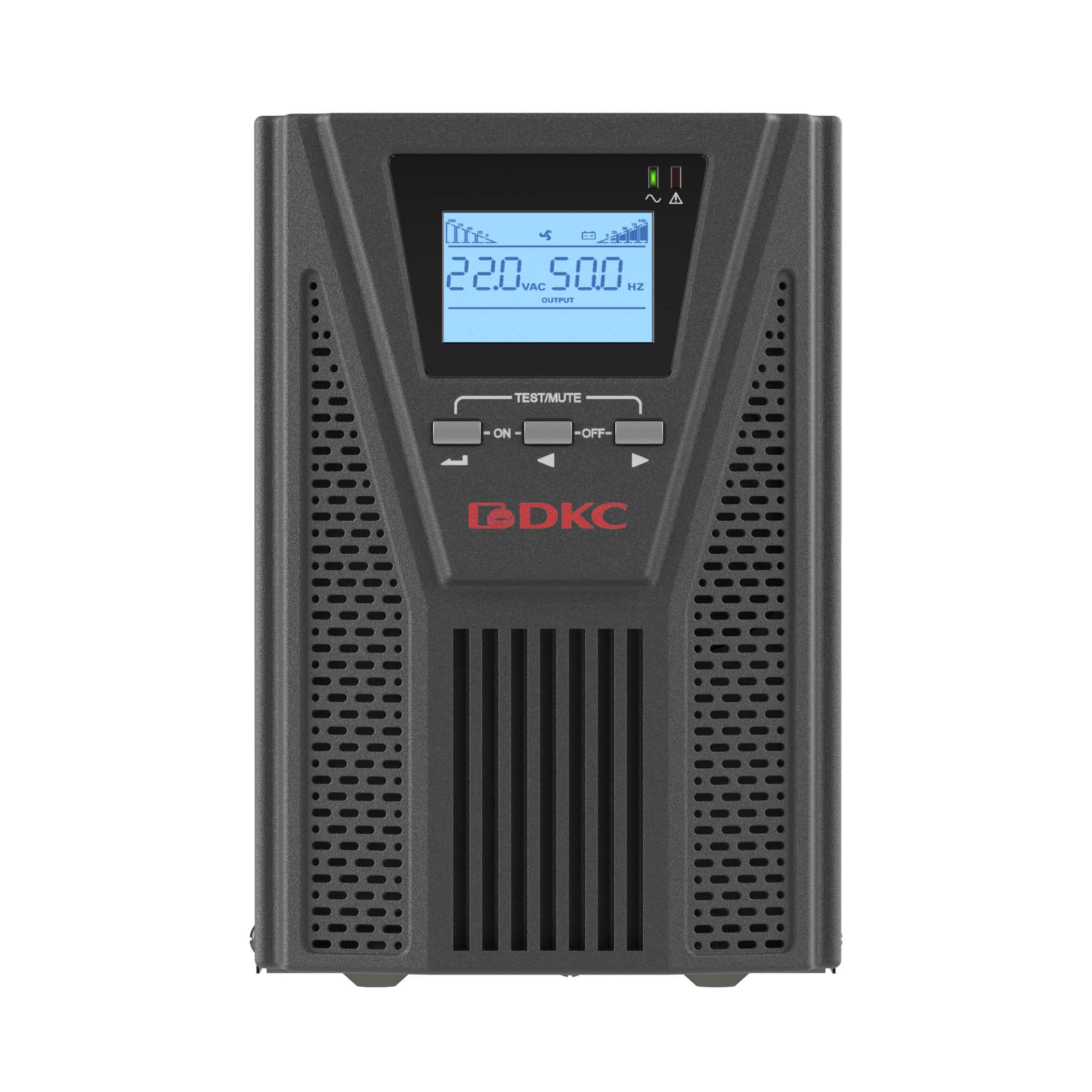 Dkc SMALLT1A10S Онлайн ИБП, Small Tower, 1000VA/900W, 2xSchuko, USB, 3x7 Ач