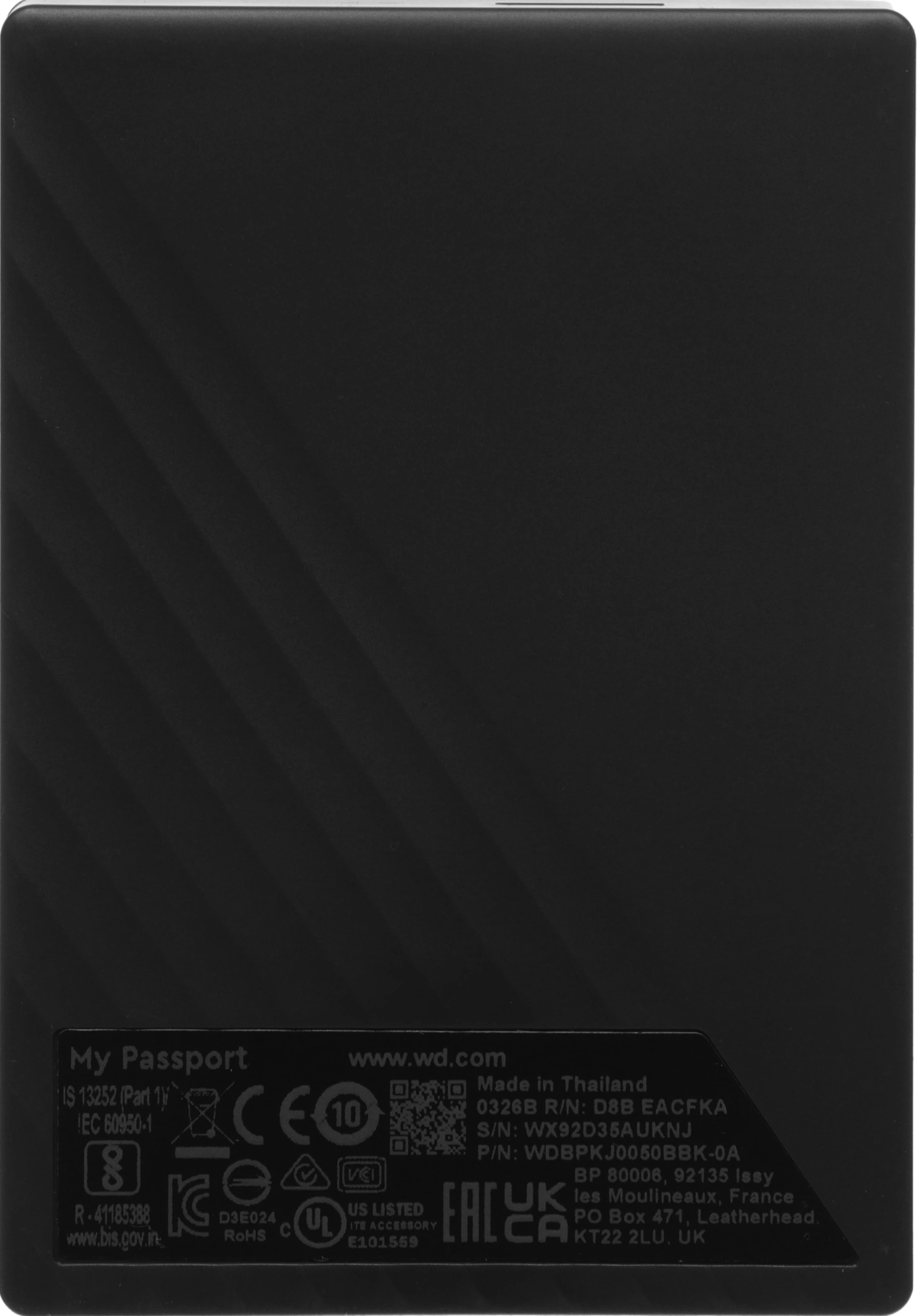 WD WDBPKJ0050BBK-WESN