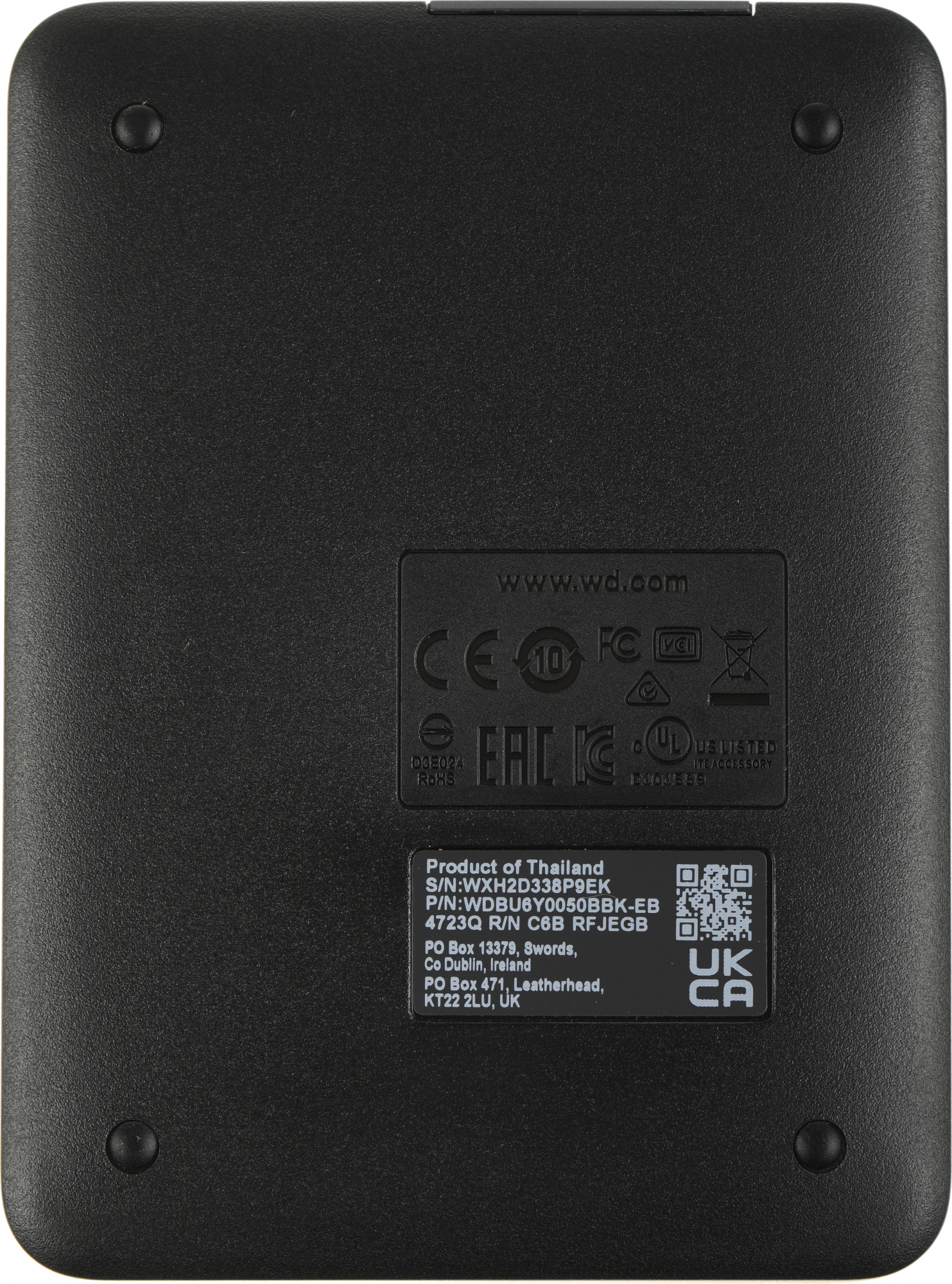 WD Portable HDD 5TB Elements Portable WDBU6Y0050BBK-WESN 2,5&quot; 5400RPM USB 3.0 Black (C6B)