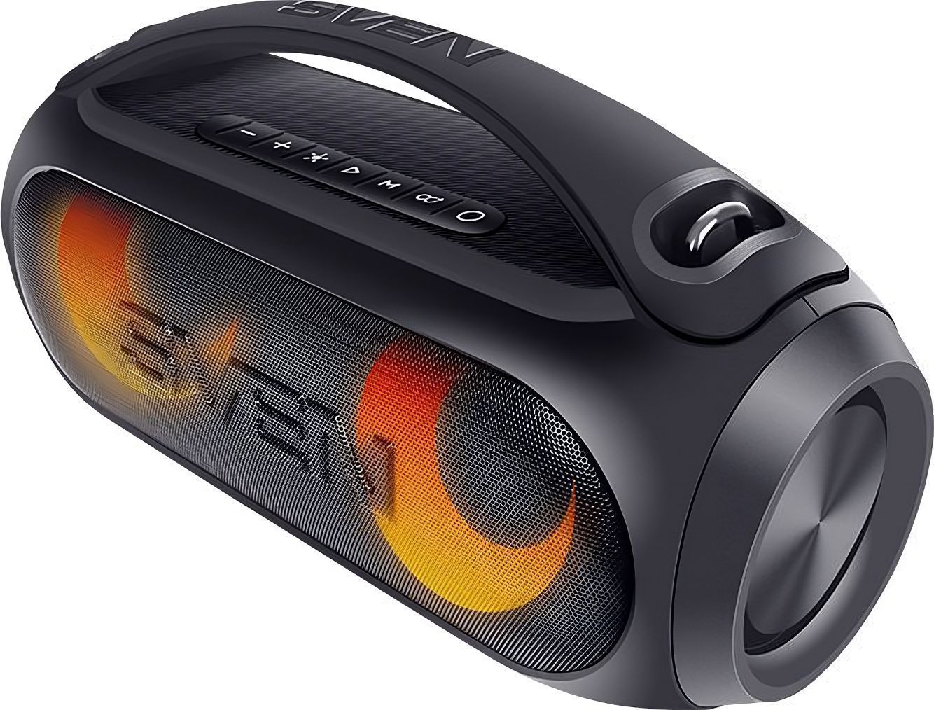 SVEN PS-380, черный (40 Вт, Waterproof (IPx5), TWS, Bluetooth, FM, USB, 3000мА*ч)