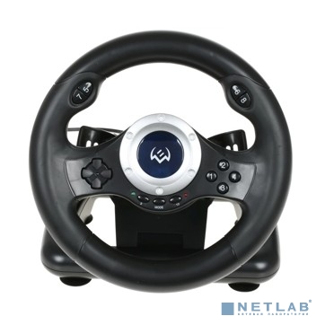 Руль SVEN GC-W500 (педали, вибро, скоба, лепестки, D-pad, 10 кл, резин. вставки, PC/Xinput)